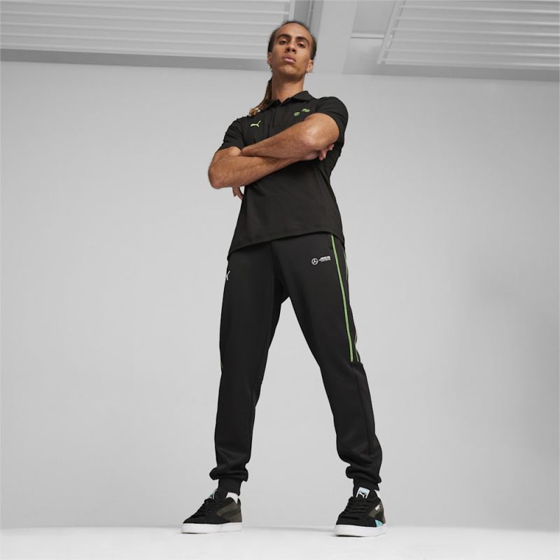 Puma | Men's Mercedes AMG-Petronas F1 Motorsport MT7 Track Pants - Black