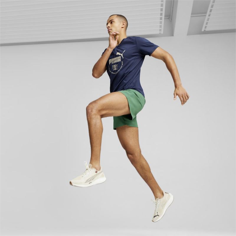 Puma | Men's x First Mile Running Tee - Club Navy