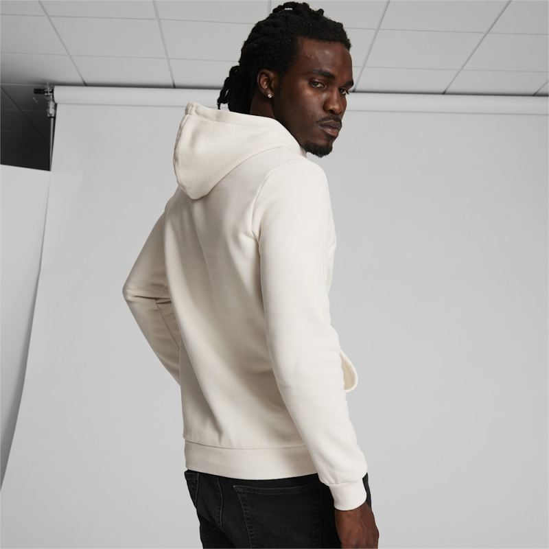 Puma | Men's Faux Embroidered Hoodie - Alpine Snow