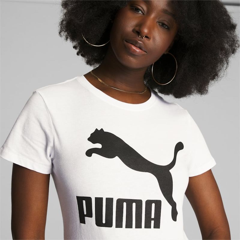 Puma | Women's Classics Logo Tee - White