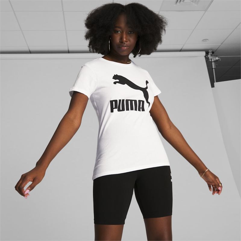 Puma | Women's Classics Logo Tee - White