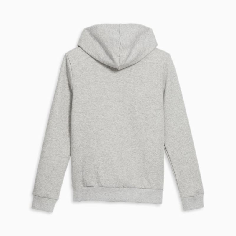 Puma | Women's Essentials Big Cat Logo Hoodie - Light Gray Heather