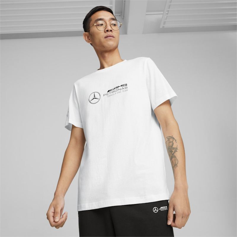 Puma | Men's Mercedes AMG-Petronas F1 Motorsport Logo Tee - White