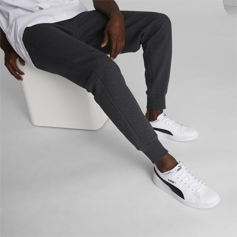 Puma | Men's Essentials Logo Joggers - Dark Gray Heather