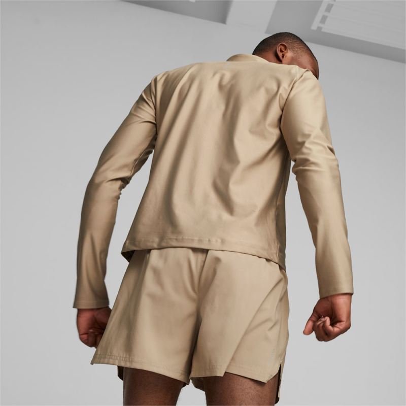 Puma | Men's M RUN Running Quarter-zip - Hazelnut