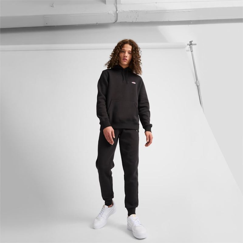 Puma | Men's Suede Logo Hoodie - Black