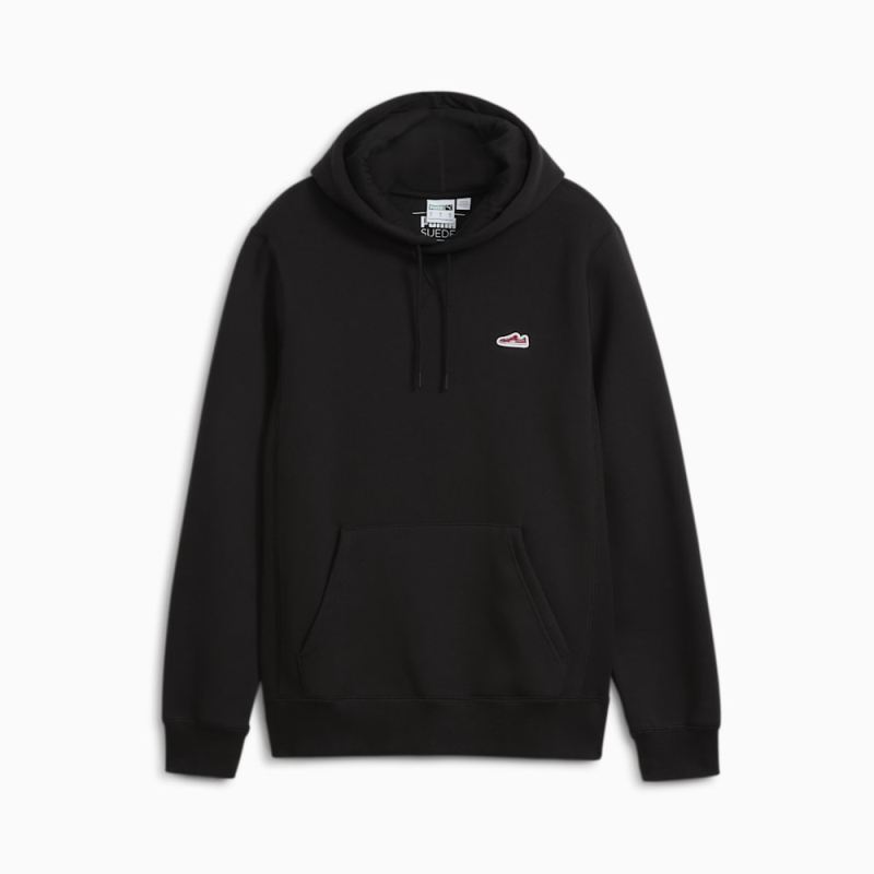 Puma | Men's Suede Logo Hoodie - Black