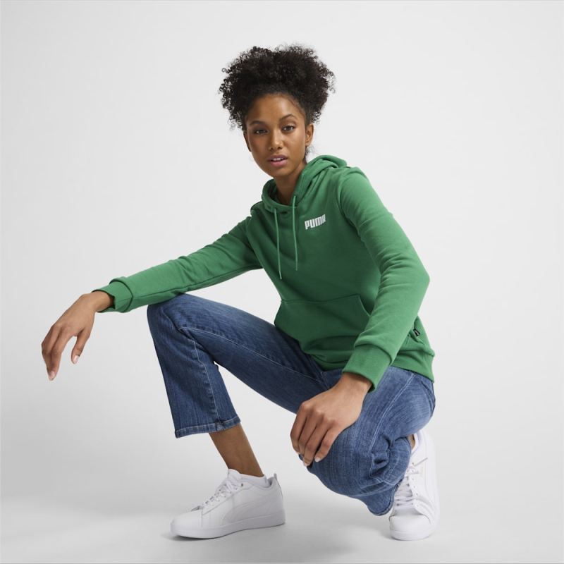 Puma | Women's Essentials Hoodie - Archive Green