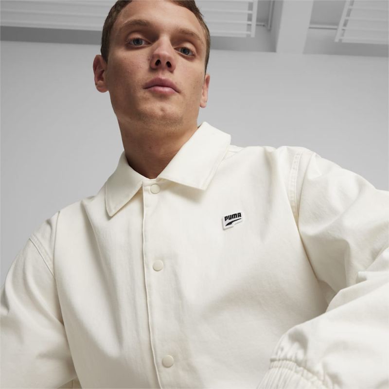 Puma | Men's Downtown Jacket - Frosted Ivory