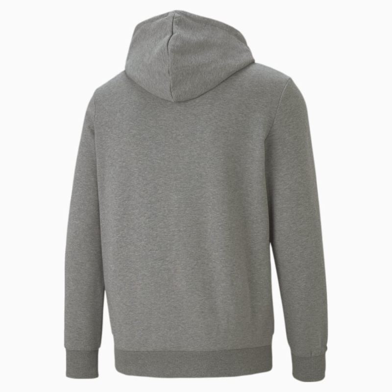 Puma | Men's Classics French Terry Logo Hoodie - Medium Gray Heather