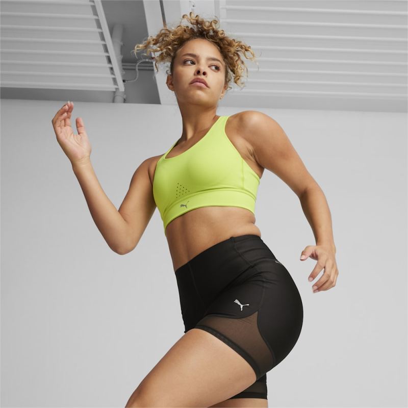 Puma | Women's PWRbreathe RUN BRA - Lime Pow