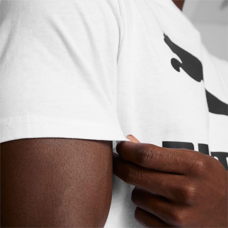 Puma | Men's Classics Logo Tee - White-Black