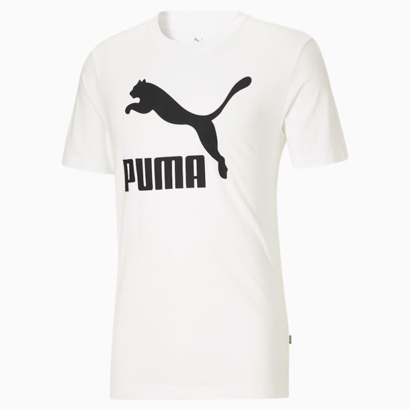 Puma | Men's Classics Logo Tee - White-Black