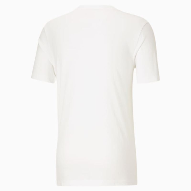 Puma | Men's Classics Logo Tee - White-Black