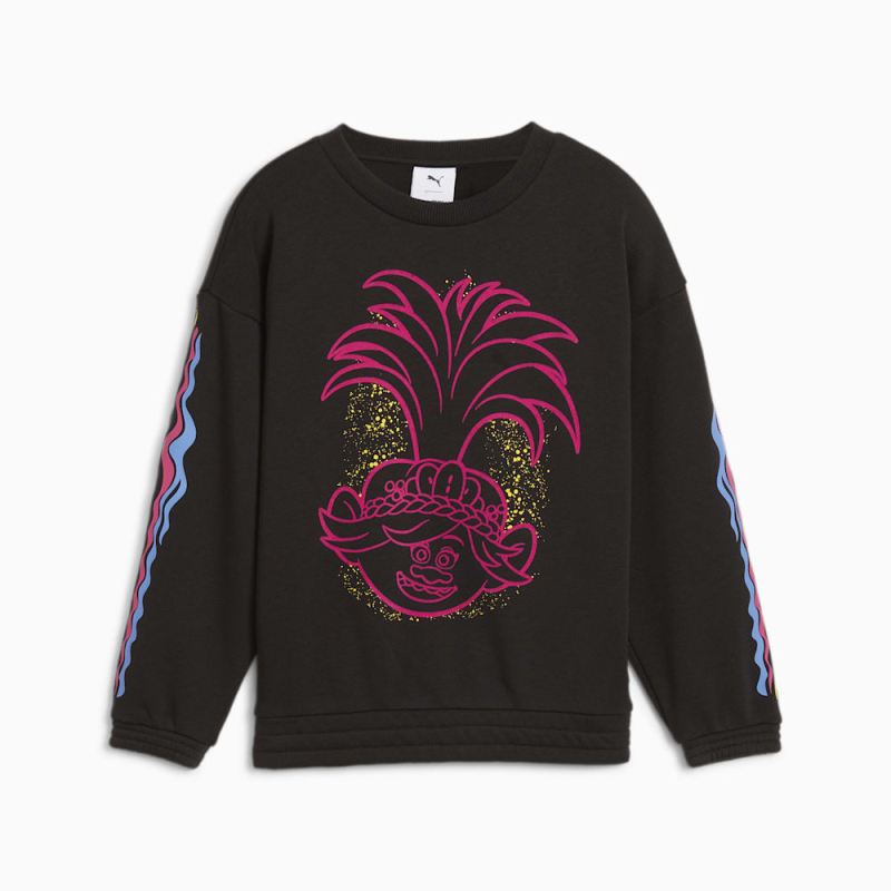 Puma | Girls Puma | Girls x TROLLS Little Kids Sweatshirt - Black