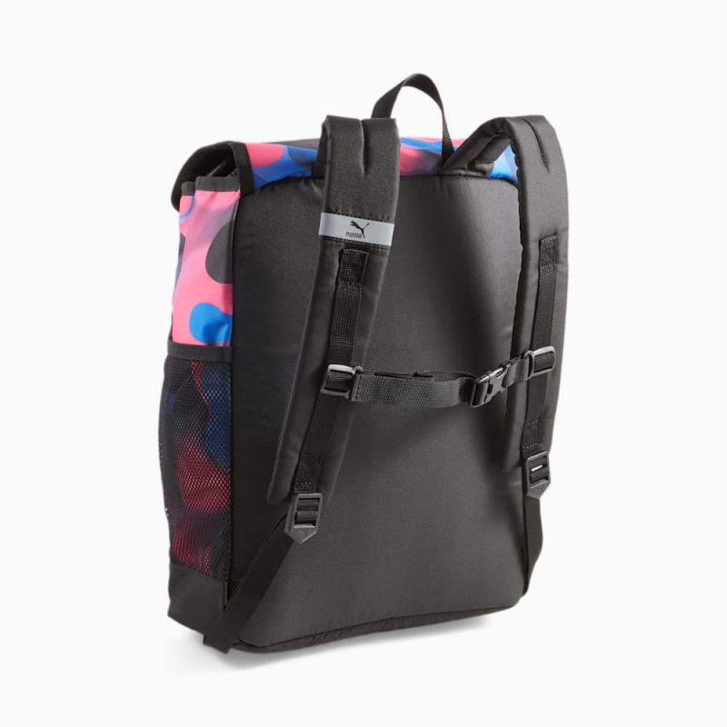 Puma | Women's Cosmic Big Backpack - Black-Glowing Pink