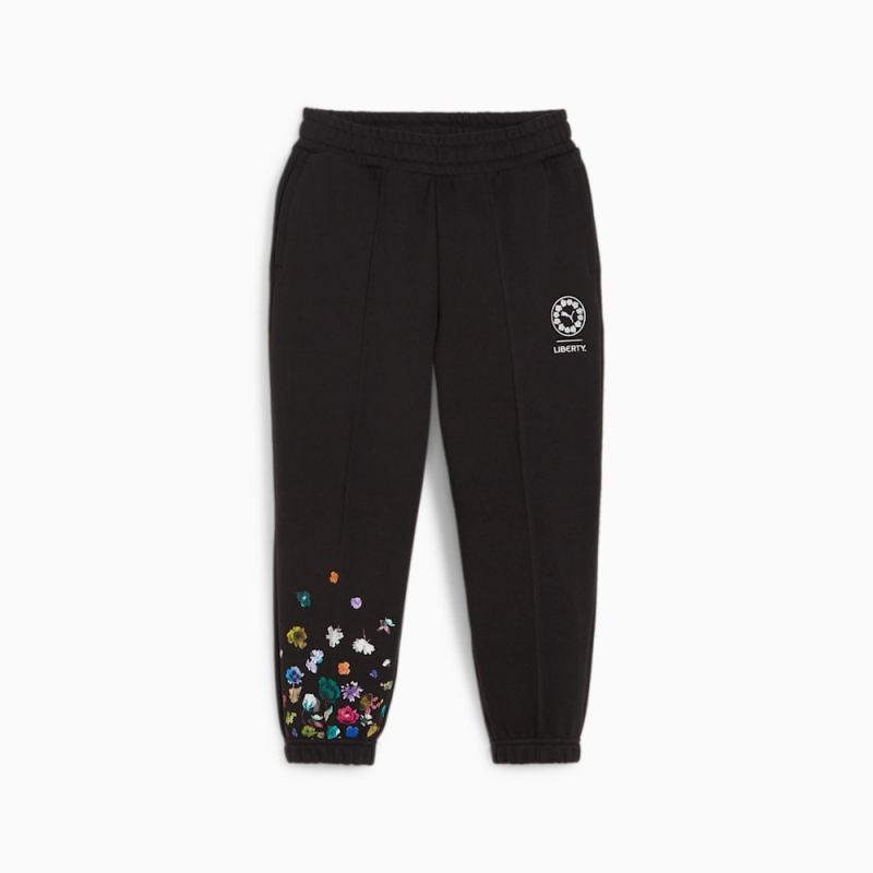 Puma | Girls Puma | Girls x LIBERTY Kids Sweatpants - Black