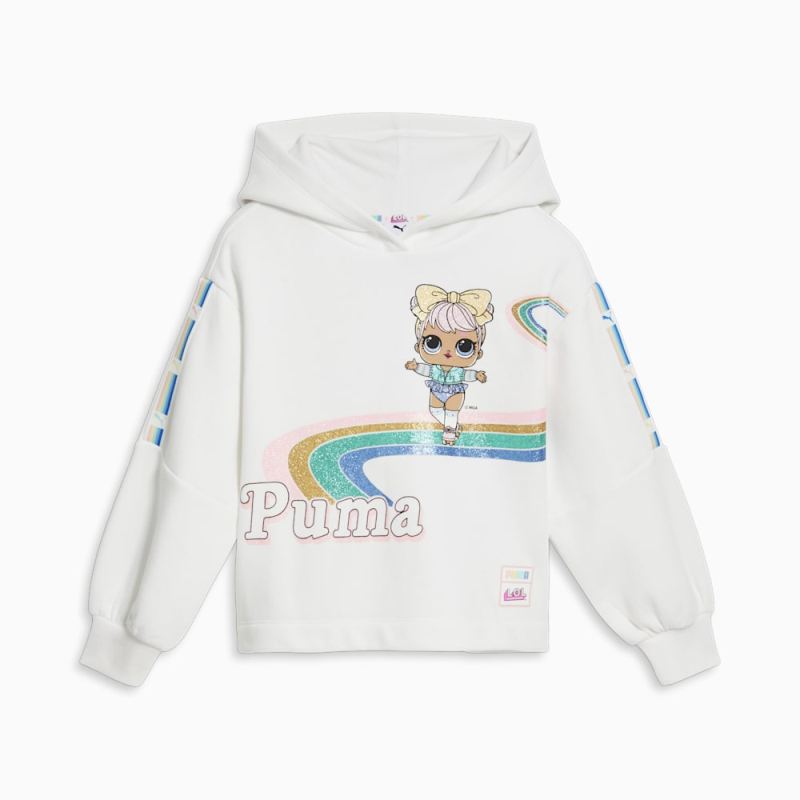 Puma | Girls Puma | Girls x L.O.L. SURPRISE! Dawn Little Kids Hoodie - WHITE