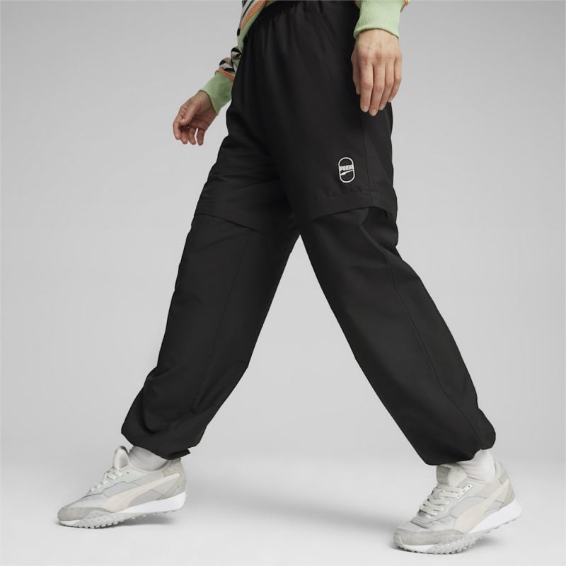 Puma | Men's DOWNTOWN 180 Zip-Off Pants - Black