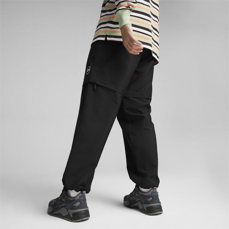 Puma | Men's DOWNTOWN 180 Zip-Off Pants - Black