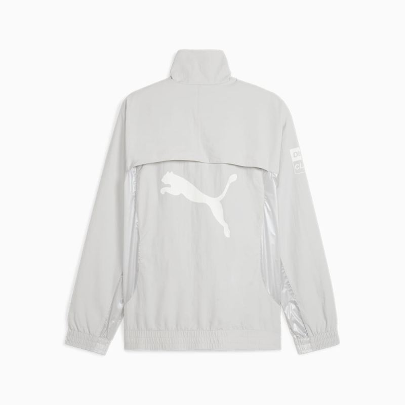 Puma | Men's x PLEASURES Jacket - Glacial Gray