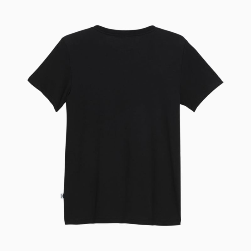 Puma | Women's Essentials Big Cat Logo Tee - Black