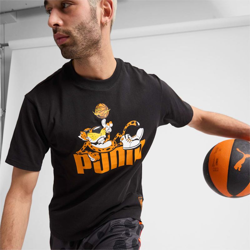 Puma | Men's HOOPS x CHEETOS Tee II - Black