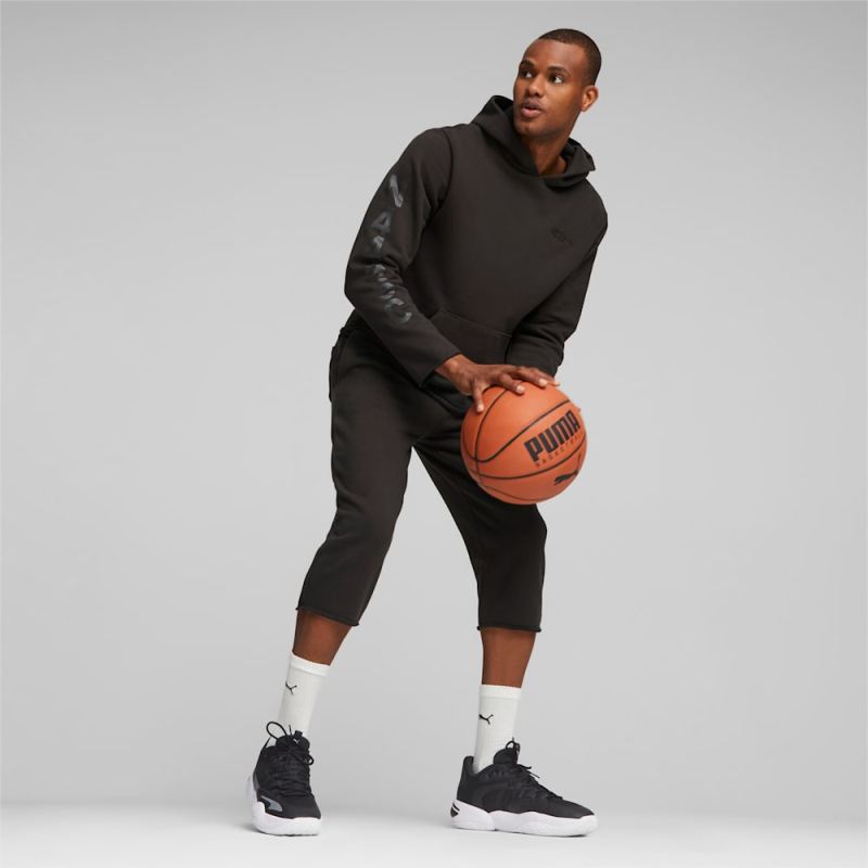 Puma | Men's Above the Clouds Basketball Hoodie - Black