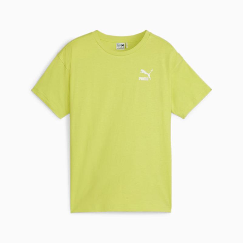 Puma | Boys Better Classics Relaxed Youth Tee - Lime Sheen