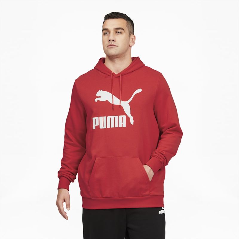 Puma | Men's Classics Logo Hoodie Big And Tall - High Risk Red