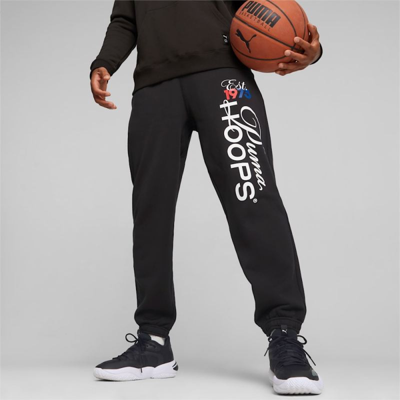 Puma | Men's Franchise Basketball Sweatpants - Black