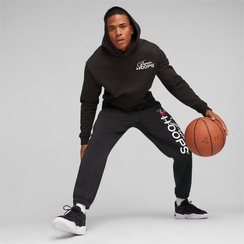 Puma | Men's Franchise Basketball Sweatpants - Black