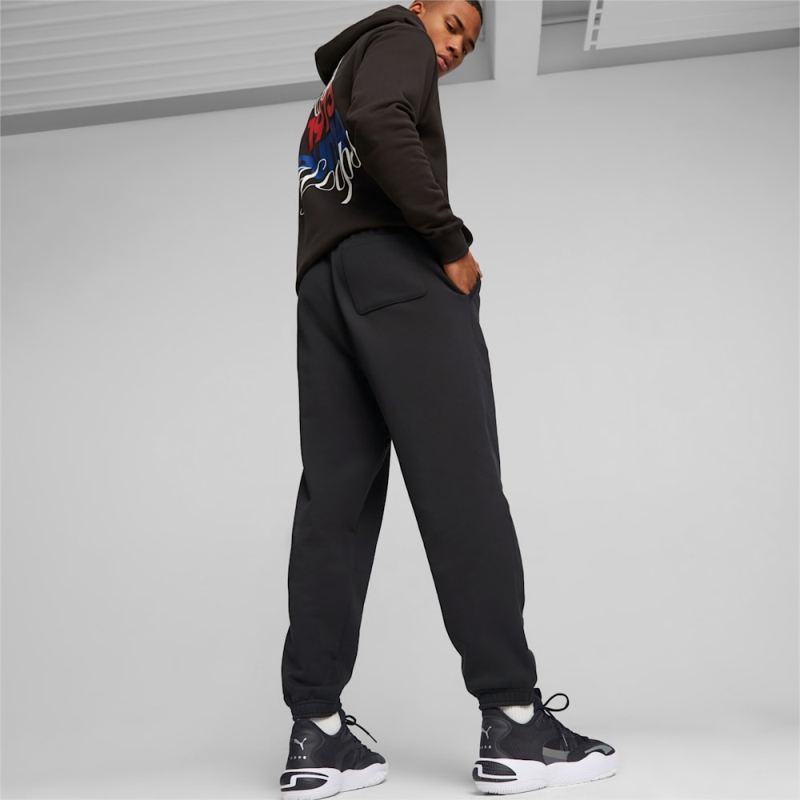 Puma | Men's Franchise Basketball Sweatpants - Black