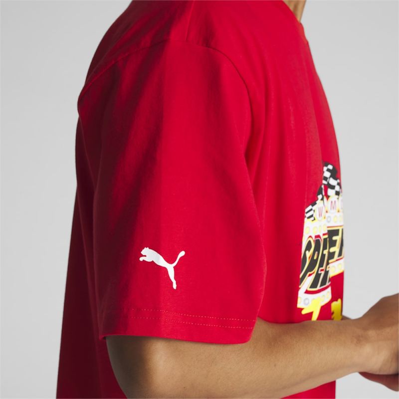 Puma | Men's Scuderia Ferrari Race Garage Crews Las Vegas Tee - Rosso Corsa