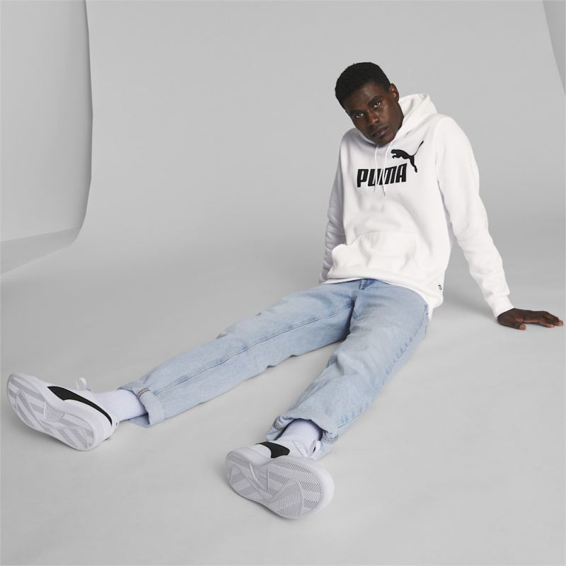 Puma | Men's Essentials Big Logo Hoodie - White