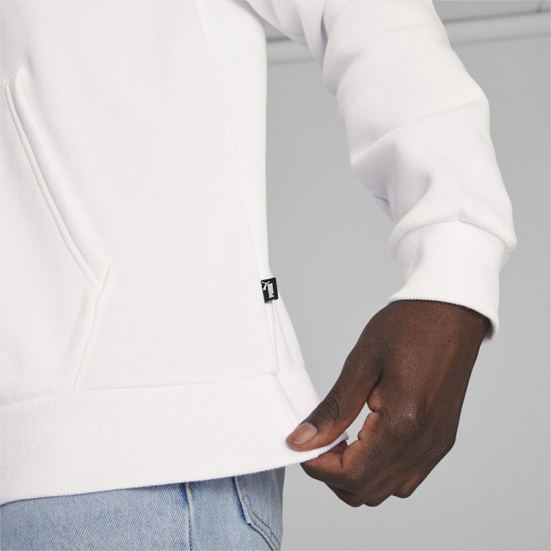 Puma | Men's Essentials Big Logo Hoodie - White