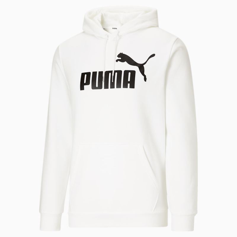 Puma | Men's Essentials Big Logo Hoodie - White