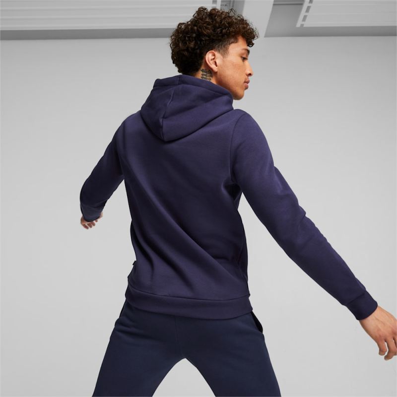 Puma | Men's ESS+ LOGO LAB Hoodie - Navy