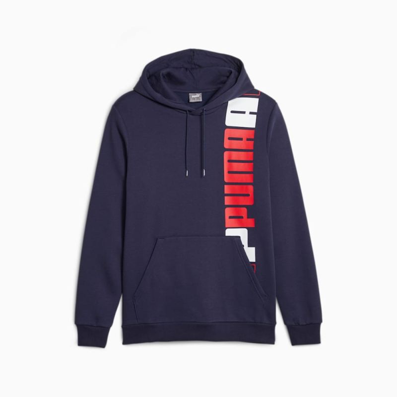 Puma | Men's ESS+ LOGO LAB Hoodie - Navy