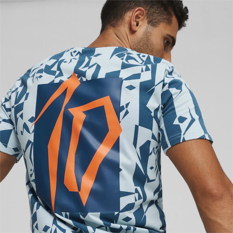 Puma | Men's x NEYMAR JR Creativity Tee - Ocean Tropic-Turquoise Surf