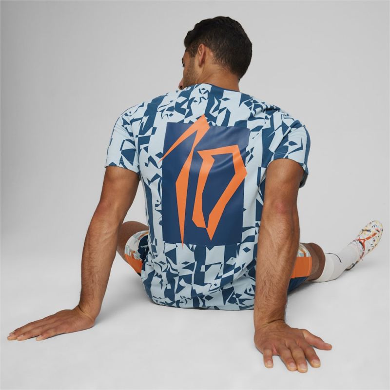 Puma | Men's x NEYMAR JR Creativity Tee - Ocean Tropic-Turquoise Surf