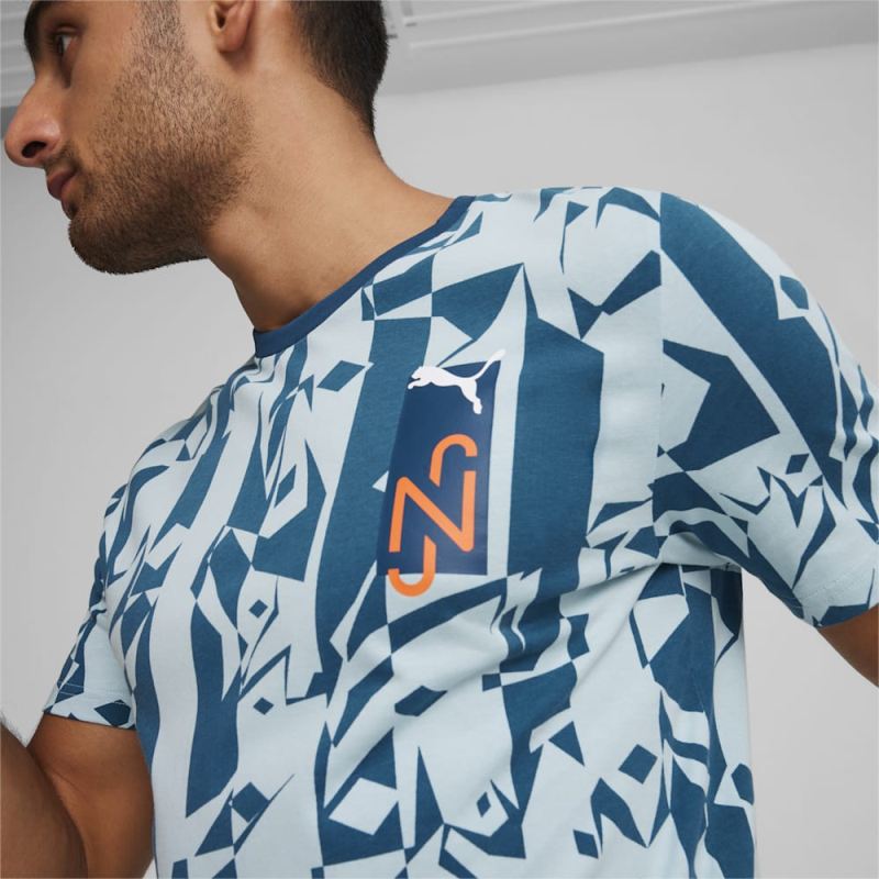 Puma | Men's x NEYMAR JR Creativity Tee - Ocean Tropic-Turquoise Surf