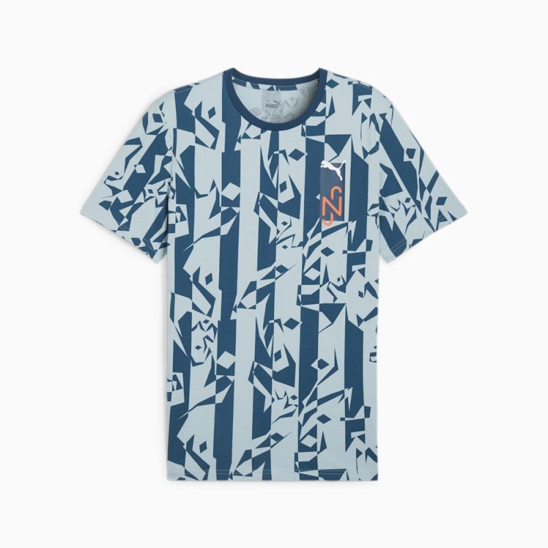 Puma | Men's x NEYMAR JR Creativity Tee - Ocean Tropic-Turquoise Surf