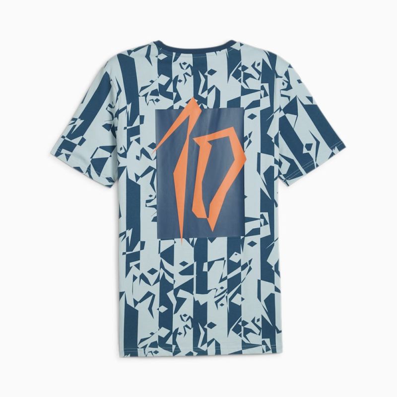 Puma | Men's x NEYMAR JR Creativity Tee - Ocean Tropic-Turquoise Surf