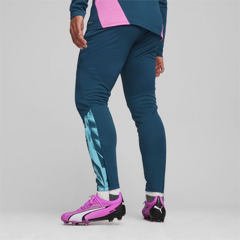 Puma | Men's individualFINAL Soccer Training Pants - Ocean Tropic-Bright Aqua