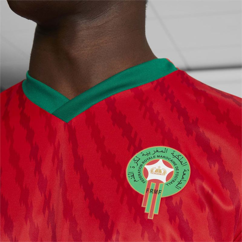 Puma | Men's FRMF WWC Home Replica Jersey - Red-Power Green