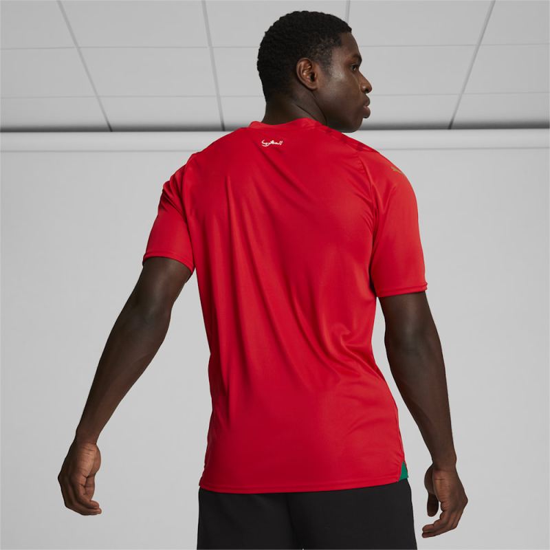 Puma | Men's FRMF WWC Home Replica Jersey - Red-Power Green