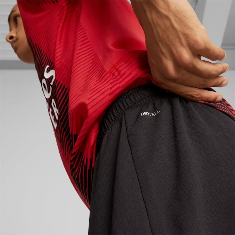 Puma | Men's AC Milan Soccer Shorts - Black-For All Time Red