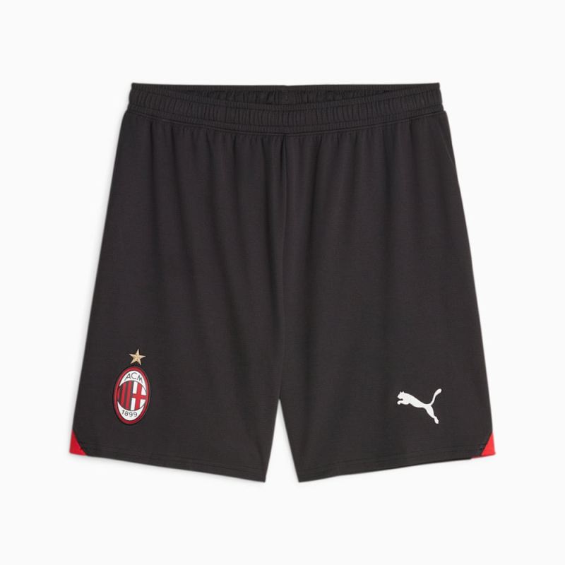 Puma | Men's AC Milan Soccer Shorts - Black-For All Time Red