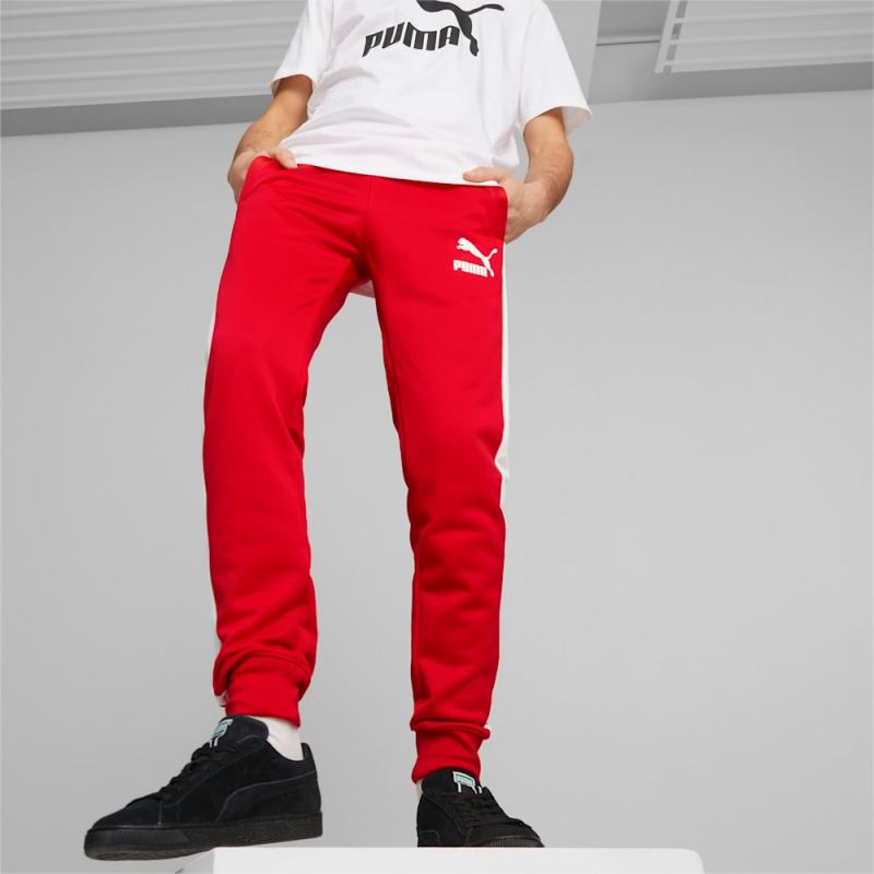 Puma | Men's Iconic T7 Track Pants - High Risk Red